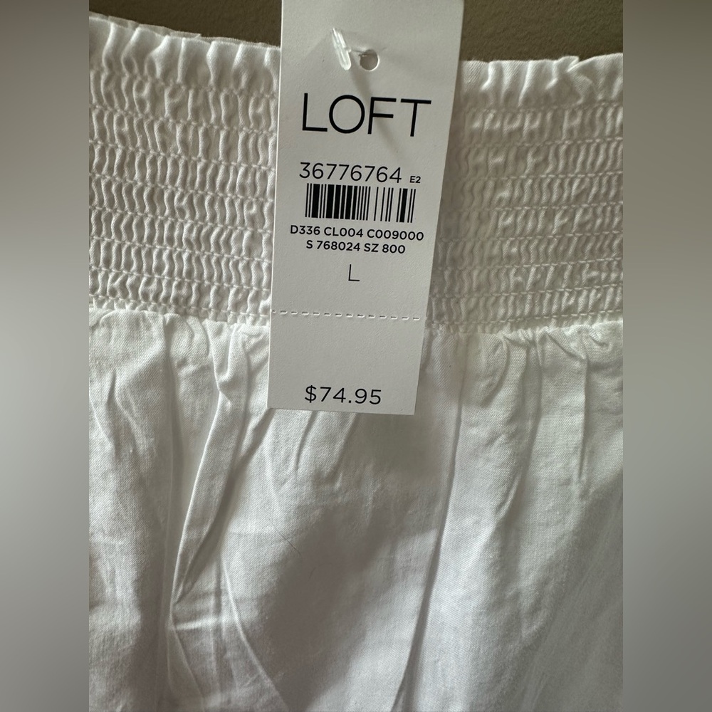 LOFT Pure White Maxi Skirt - Picture 5 of 9